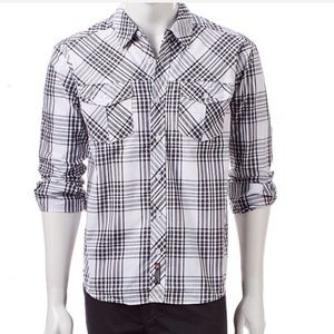 South Pole Mens Button Down Shirt. NWT